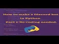 How to make a Discord bot Part 1 No coding needed Adding discord-together