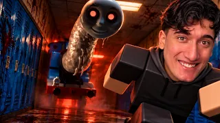 NUNCA GRITE E CORRA COM O THOMAS NO ROBLOX!!!