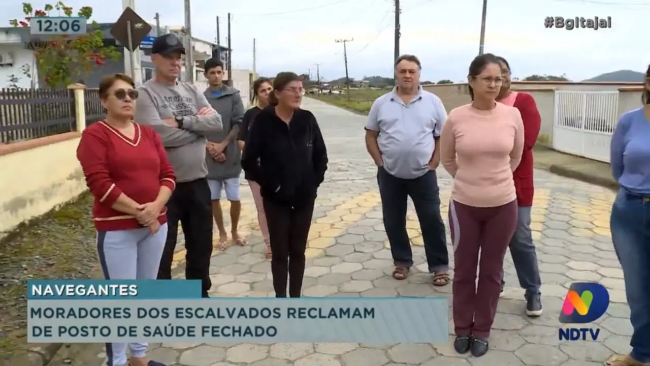 Moradores dos Escalvados em Navegantes reclamam de posto de saúde fechado