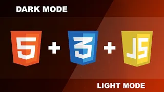 How to Toggle Dark Mode Using HTML CSS and Javascript