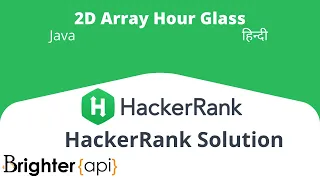 Hackerrank Data Structure Arrays - 2D Array Hour Glass Solution in Java