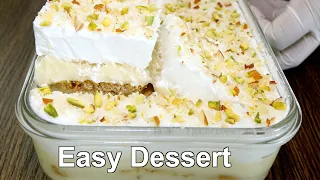 Download Dessert with 1/2 Liter Milk | Easy Dessert Recipe MP3