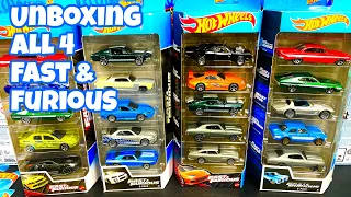 Download New Fast \u0026 Furious Hot Wheels 5 Pack Opening Unboxing All 4 Packs 20 Cars MP3