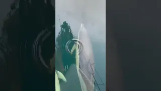 Coasting along the bow waves