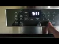How to set clock on GE profile stove