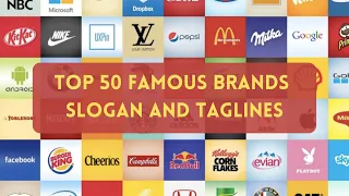 Download TOP 50 Famous Brands Slogan and Taglines MP3