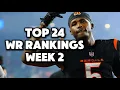 Fantasy Football WR Ranking Week 2 Top 24 WR Rankings