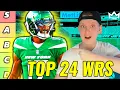 Top 24 Wide Receiver Rankings Tiers PPR 2023 Fantasy Football