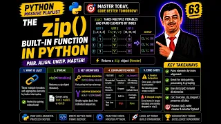Python 63 zip Function in Python Explained zip Unzip zip - longest