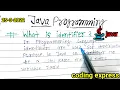What is identifier in java Hindi identifier kaya hota hai