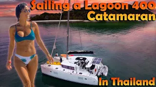 Sailing A Lagoon 400 Catamaran! – S7:E17