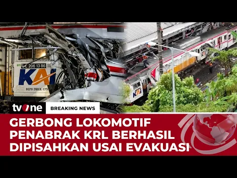 Gerbong Lokomotif yang Tabrak KRL telah Berhasil Ditarik, 84 Korban Dirawat di Sejumlah RS