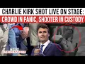 Download Lagu Charlie Kirk DEAD After Being Shot in the Neck: DRAMATIC CLIP Shows Alleged Shooter's Arrest on Cam