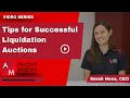 What Are Tips For a Successful Liquidation Auction Auction Masters