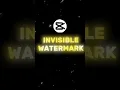 CAPCUT INVISIBLE WATERMARK TUTORIAL 🤩🤩/////🤩////🎁//// #edit #capcuttutorial #tutorial