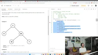 Solving All LeetCode Problems with PYTHON - 111 Minimum Depth of Binary Tree