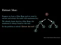 Binary Max Heap Extract-Max
