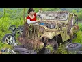 Download Lagu Girl Restores Legendary 1945 Jeep After 80 Years Abandoned - Full Cleaning \u0026 Restoration