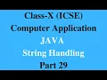 JAVA String Handling Part 29 Alphabetic Pattern