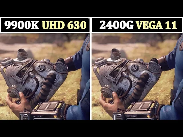 UHD 630 (I9 9900K) vs VEGA 11 (R5 2400G) | Tested 13 Games |