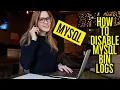 How to Disable MySQL Bin Logs