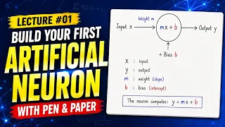 Lecture 01 - Build Your First Artificial Neuron With Pen Paper