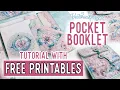 Pocket Booklet Tutorial All the Printables for Free