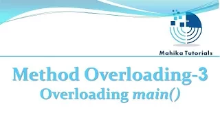 Core Java 24 - Method Overloading