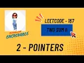 leetcode 167 - Two Sum II Sorted Array O n Two Pointers Solution Explained