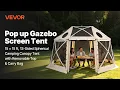 VEVOR 15x15 Pop Up Gazebo Screen Tent - Full Review