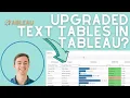 Tableau Table Viz Extension Explained
