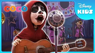 miguel competes in music competition coco disney kids