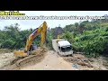 Lagu Hari ini‼️Truk box yang hanyut longsor akhirnya di evakuasi 2 Truk 1alat berat ikut membantu