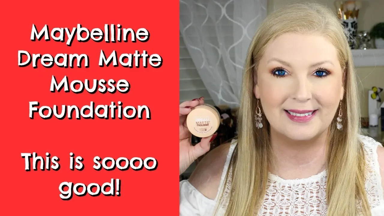 MAYBELLINE DREAM MATTE MOUSSE FOUNDATION {First Impression Review & Demo!} 15 DAYS OF FOUNDATION
