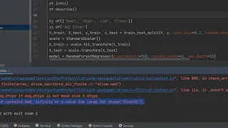 SOLVED ValueError Input contains NaN infinity or a value too large for dtype float32
