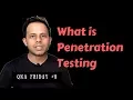 QnA Friday 8 - What is Penetration Testing Introduction to Penetration Testing Pen Test Tools