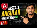 Angular Environment Setup Install Angular Step by Step Angular Course Hindi Episode 2