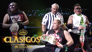 LUCHA COMPLETA: Perros del Mal vs. Psycho Circus por el Campeonato de Tercias AAA | AAA Triplemania