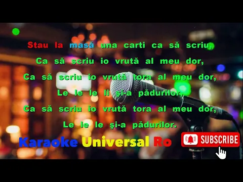 Download MP3 Un trandafir creste la firida mea Karaoke Universal Ro