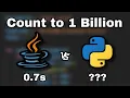 Java vs Python Who Wins 1 Billion Count Speed Test Performance Benchmark