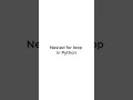 How to implement nested for loop in Python