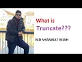 Truncate command MD SHAMRAT MIAH