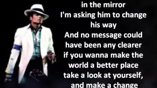michael jackson man in the mirror lyrics hq