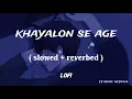 Lofi _ Khayalon Se Age _ Only Voice ( slowed + reverbed ) _ Vishal Mishra _ Pagalpan _ New Sad Song