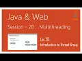 Multithreading in Java Introduction to Thread Group in Java
