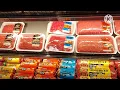Kroger Meat Department Beef Shaved Steak Pork And Chicken Breast ASMR Shopping Sounds Angus