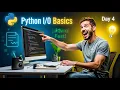 Day 4 Python Basics Input Output and Simple Operations