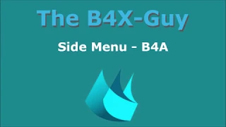 Side Menu B4A including source code