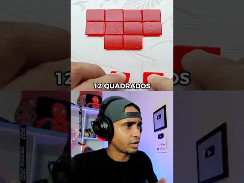 Desafio dos quadrados vermelhos: quantos você contou?