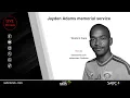 Jayden Adams Memorial Service